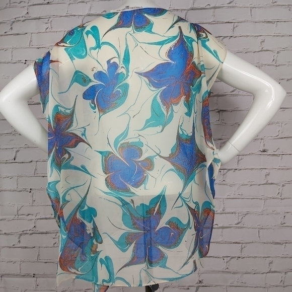 𝅺rachel Rachel Roy Floral Sheer Top - Picture 3 of 7